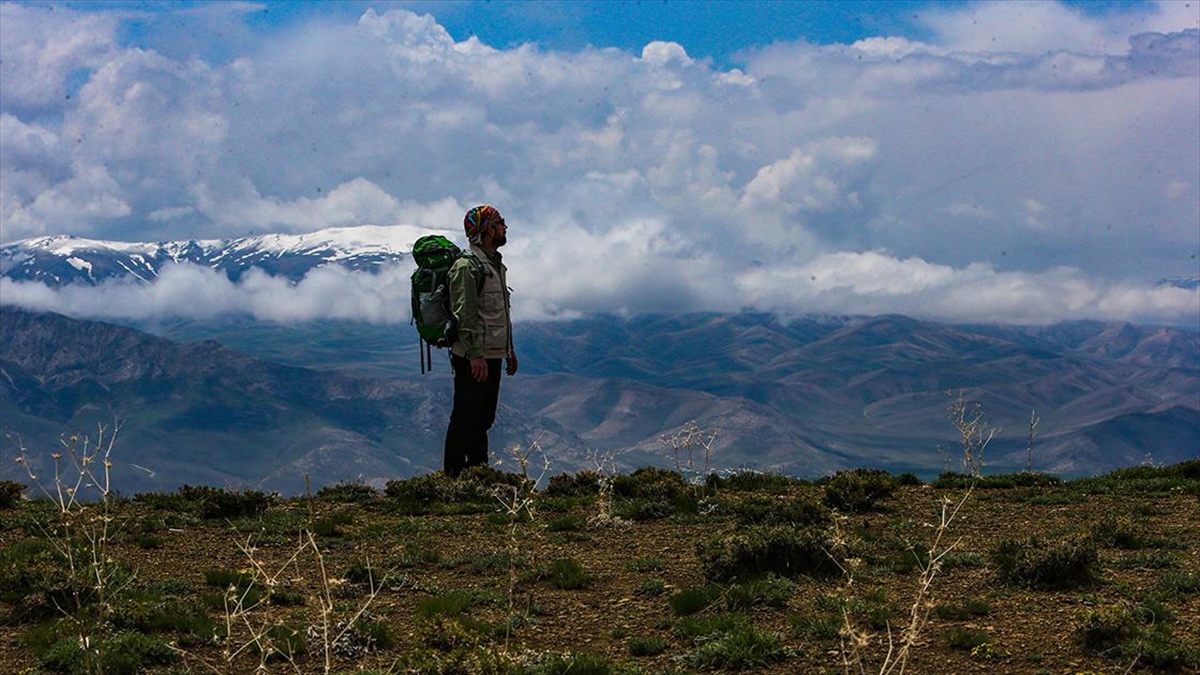 Van'da Doğaseverler 2 Bin 500 Rakımlı Keşiş Gölü'nün Çevresini Gezdi