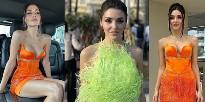 Hande Erçel Cannes'te Büyüledi