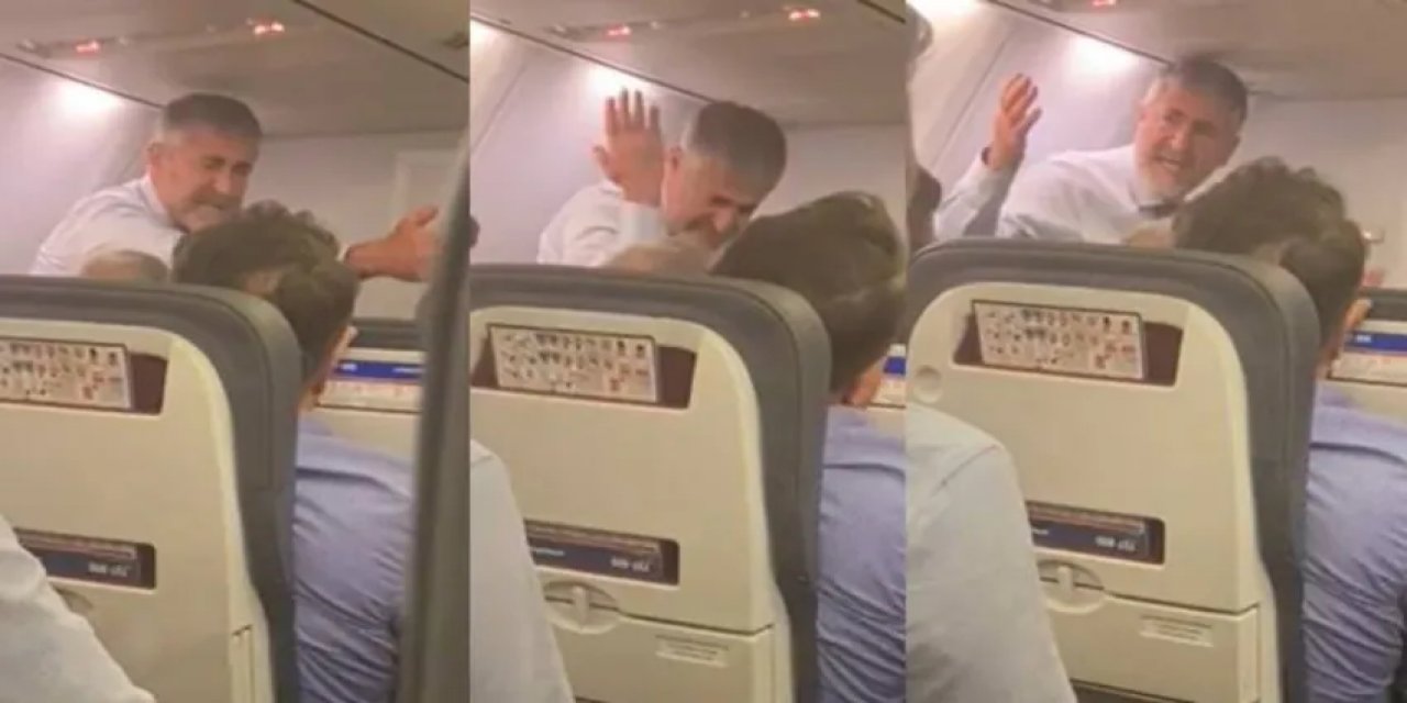 Bakan Nebati’nin uçak kavgasında yeni görüntüler ortaya çıktı!