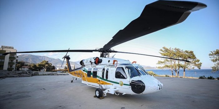 Mersin'de Konuşlandırılan Helikopter, Olası Orman Yangınlarına "nefes" Olacak