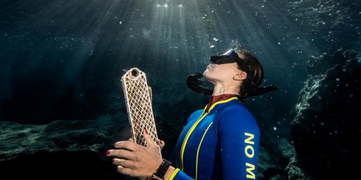 Dalış Rekortmeni Şahika Ercümen, Kaş'ta "sıfır Atık Dalışı" Yaptı