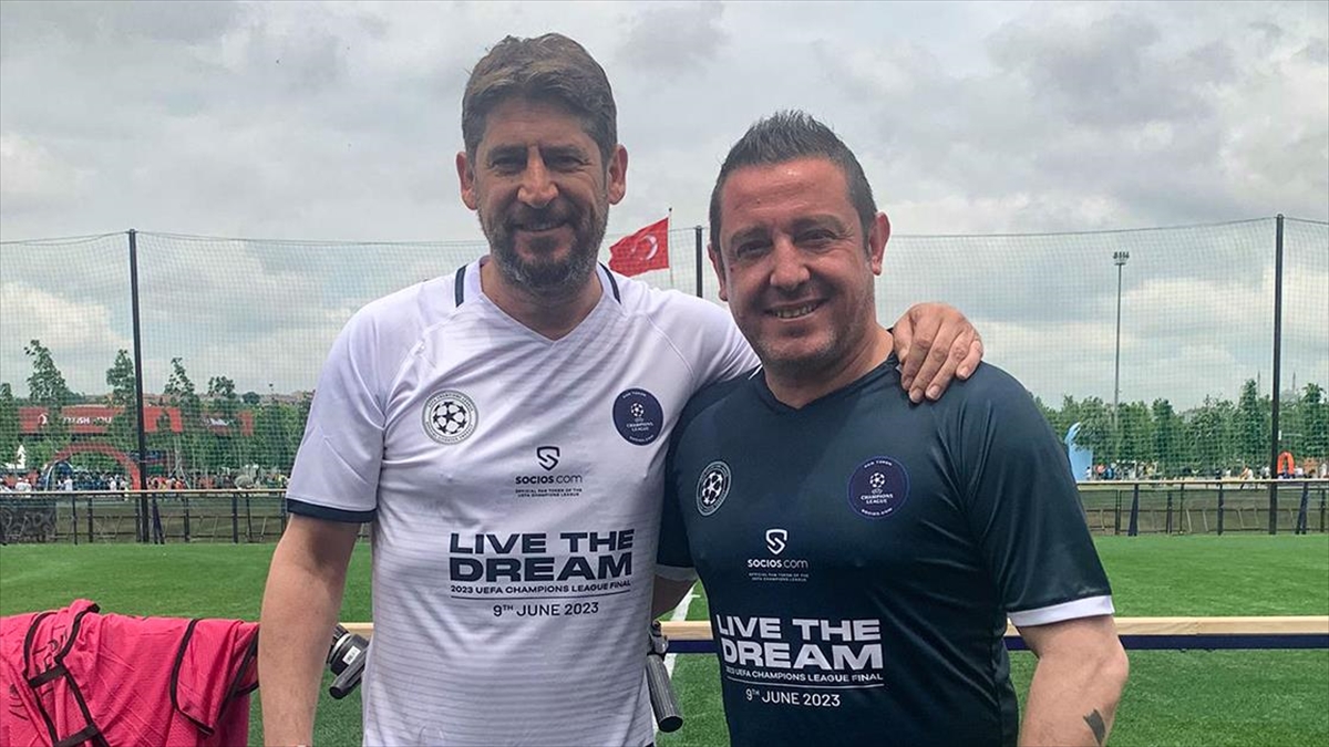 Efsaneler, Şampiyonlar Ligi Finali Öncesi "fan Zone" Alanında Taraftarlarla Buluştu