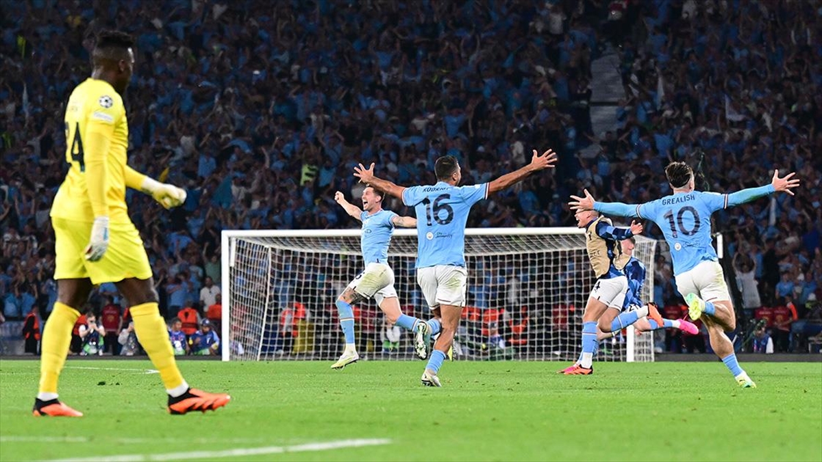 Uefa Şampiyonlar Ligi'nde Manchester City Kupanın Sahibi Oldu