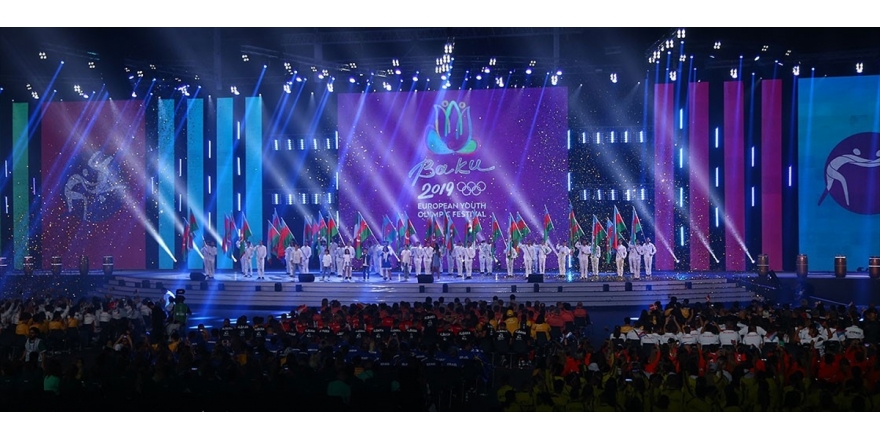 Bakü'de Avrupa Gençlik Olimpik Yaz Festivali Coşkusu