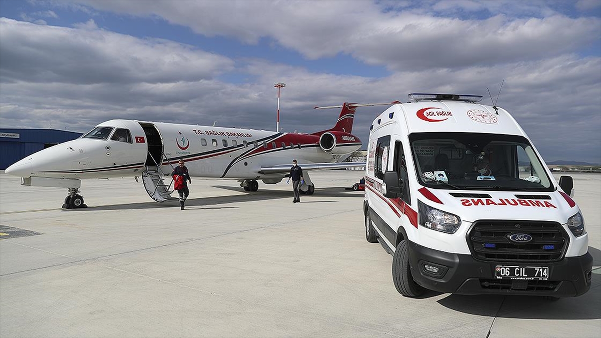 Yılın 5 Ayında 1401 Hasta Hava Yoluyla Hastanelere Taşındı