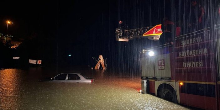 Sakarya'da Sağanak Taşkınlara Neden Oldu