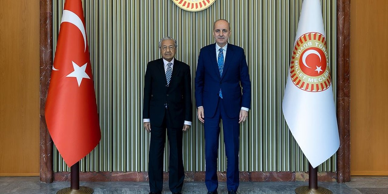 Tbmm Başkanı Kurtulmuş, Eski Malezya Başbakanı Muhammed'i Kabul Etti