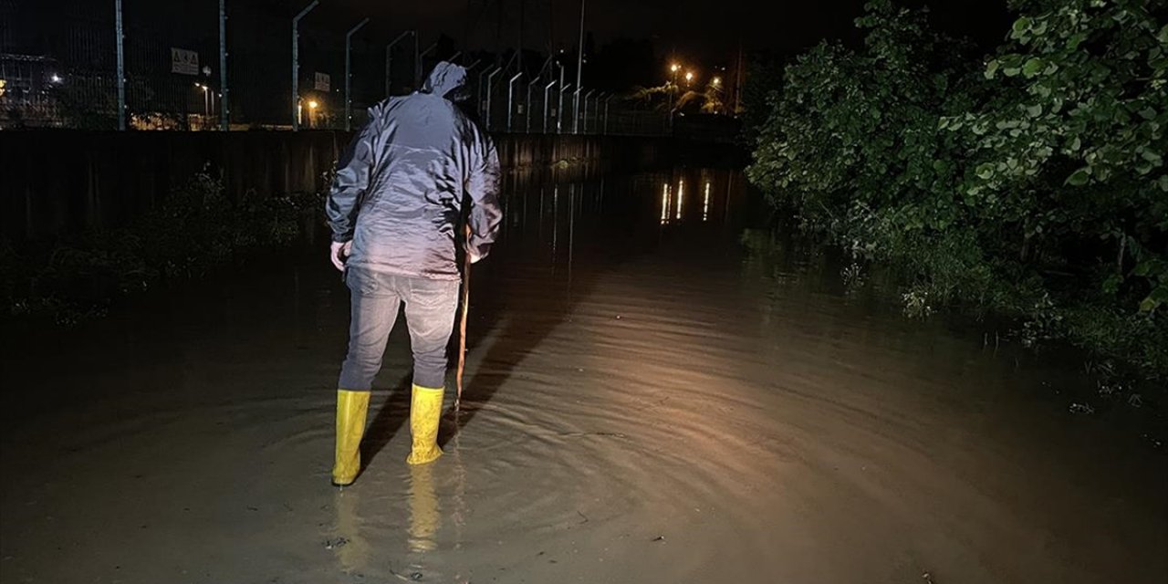 Ordu'da Sağanak Su Baskınlarına Neden Oldu