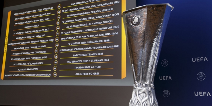 Uefa Avrupa Ligi'nde Rakipler Belli Oldu