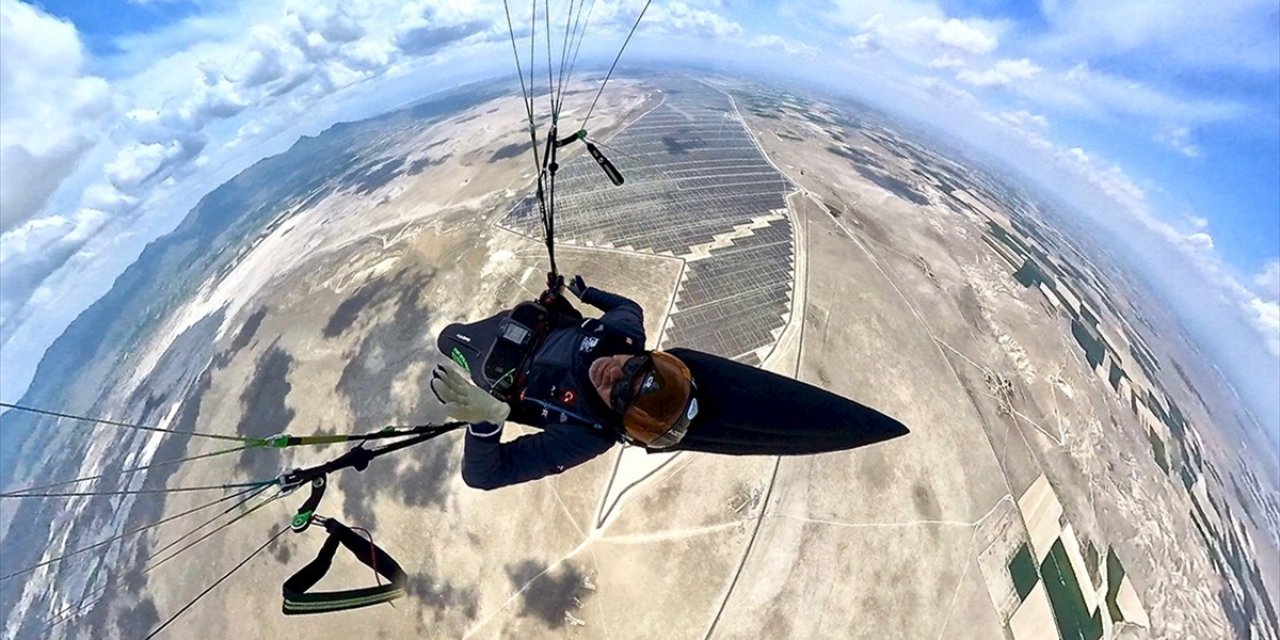 Avrupa'nın En Büyük Güneş Enerji Santrali 2 Bin 700 Metre Yüksekten Görüntülendi