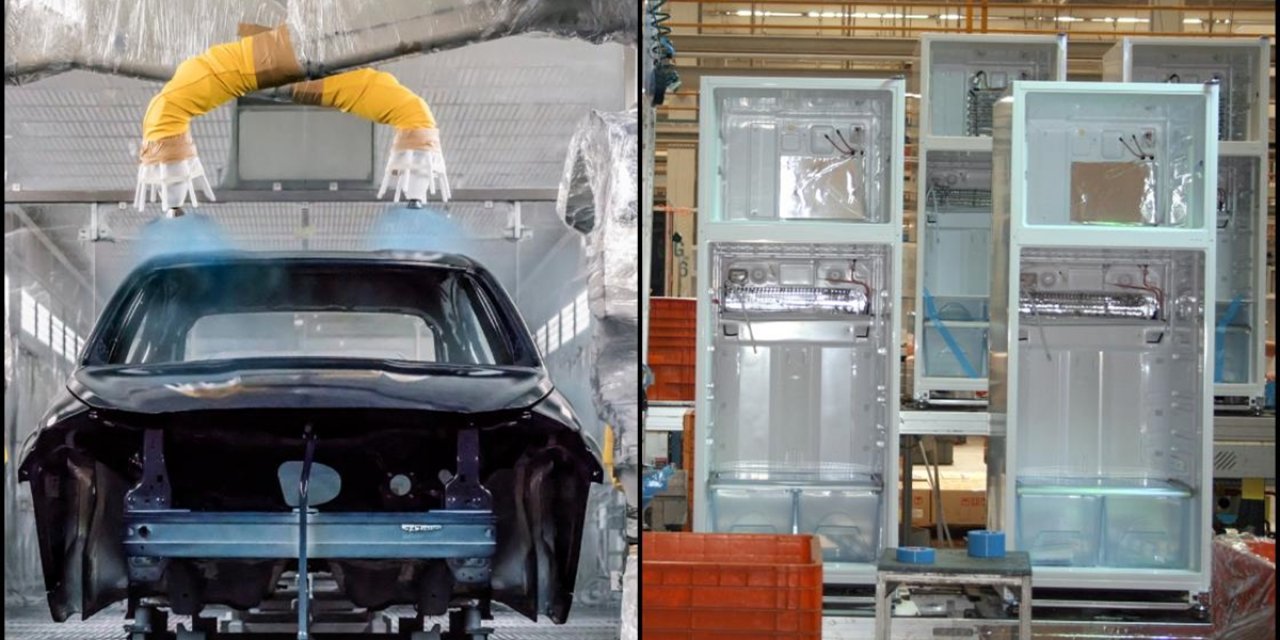 Türkiye'de Geçen Yıl 1,1 Milyon Otomobil, 10 Milyon Buzdolabı Üretildi