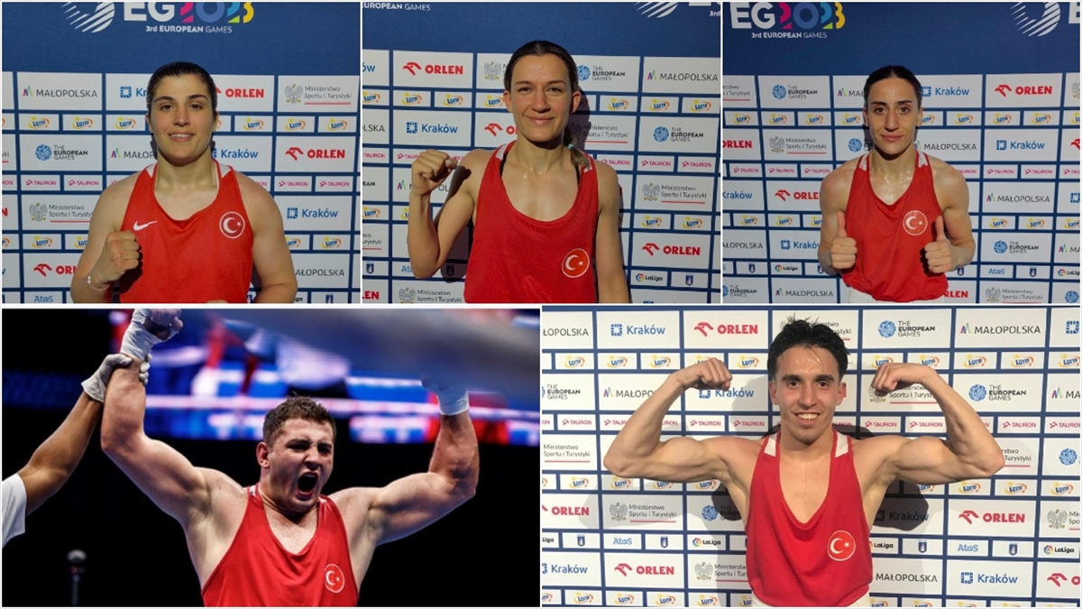 3. Avrupa Oyunları'nda 5 Milli Boksör Çeyrek Finale Yükseldi