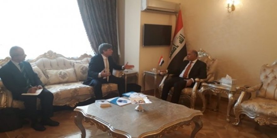 SPD Heyeti, Irak’ın Önceki Su Kaynakları Bakanı ve Halen Ankara Büyükelçisi Olan Dr. Hassan Al-Janabi İle Görüştü