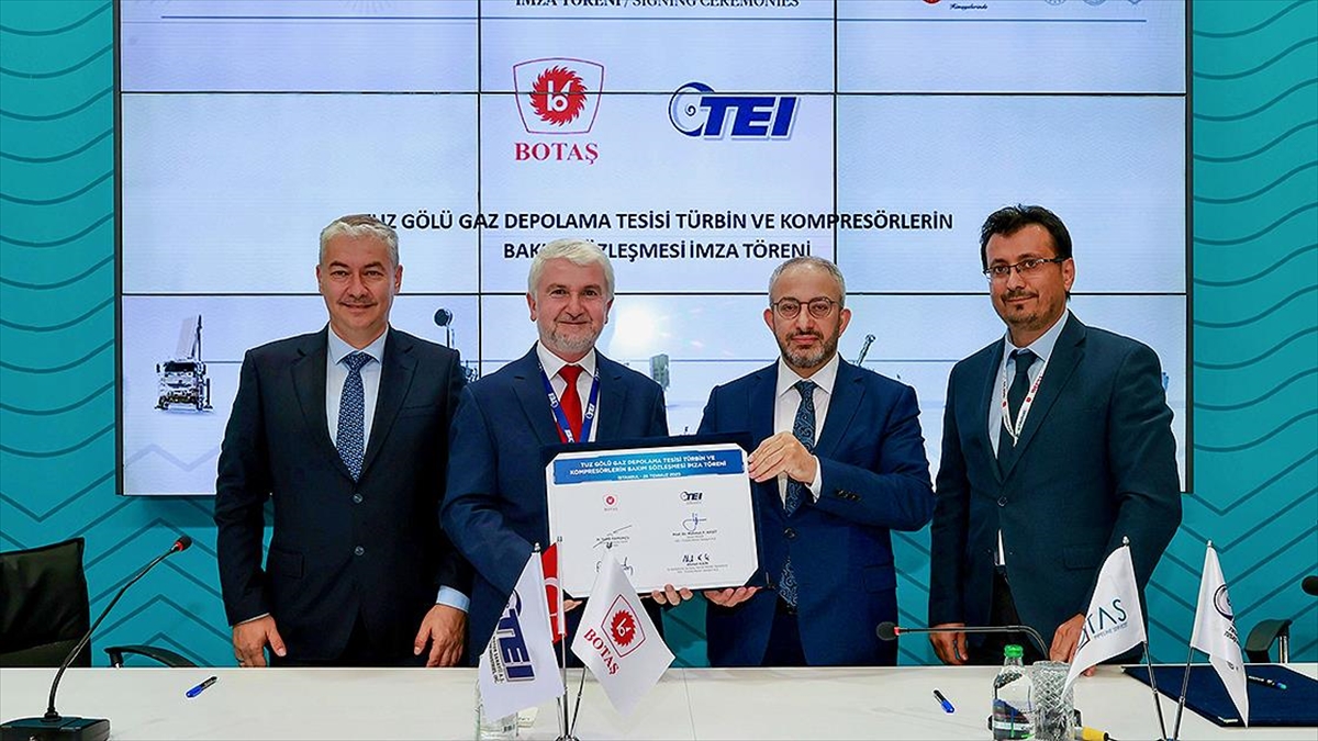 Botaş'ın Tuz Gölü Depolama Tesisleri'ndeki Türbin Ve Doğal Gaz Kompresörlerinin Bakımını Teı Yapacak