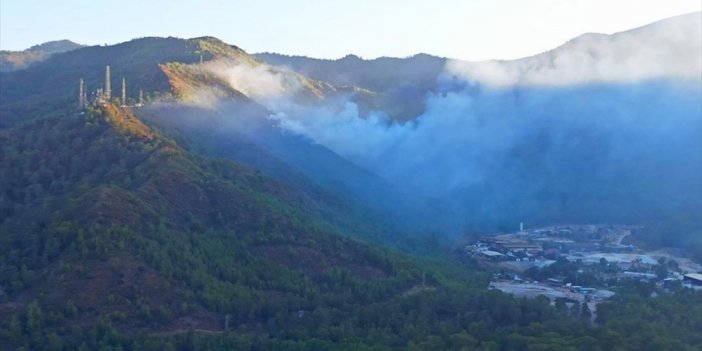 Marmaris'te Çıkan Orman Yangını Havadan Ve Karadan Müdahaleyle Söndürüldü