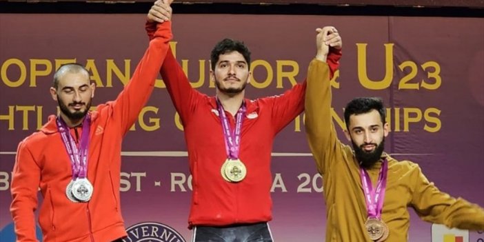 Muhammed Furkan Özbek, Gençler Avrupa Halter Şampiyonası'nda 2 Altın Madalya Kazandı