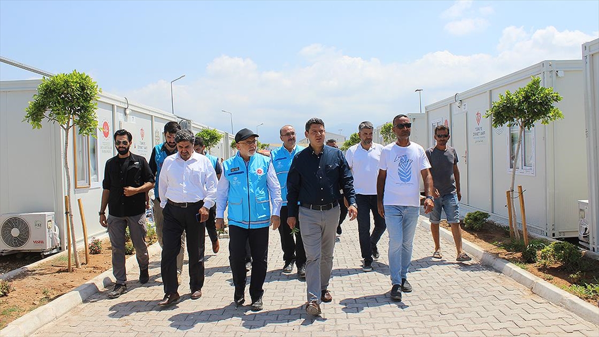Hatay'da Tdv Ve Ditib Tarafından Yaptırılan 2 Bin 23 Konteynere Depremzedeler Yerleşti