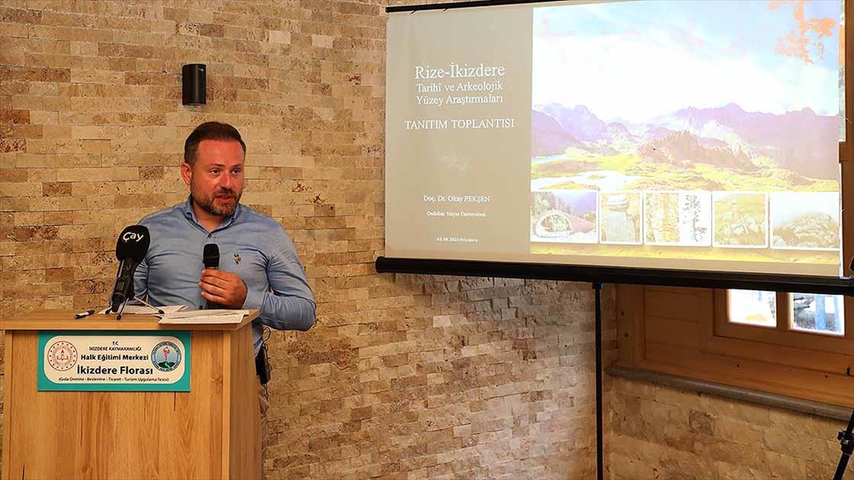 Rize'de Boyama Tekniğiyle Yapılmış Kaya Resmi Örnekleri Bulundu