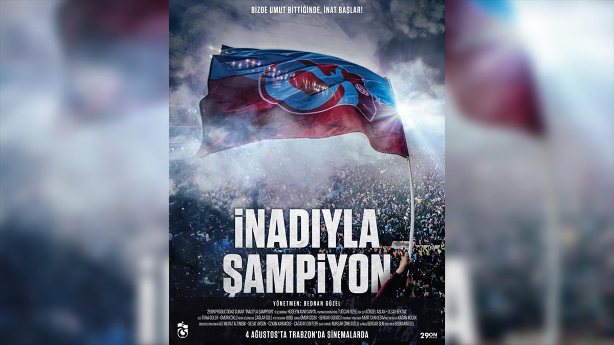 "inadıyla Şampiyon" Belgeseli Trabzonspor'un Kuruluş Yıl Dönümü Haftasında İzleyicisiyle Buluşacak