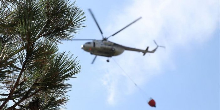 Bolu'daki Orman Yangını Alanlarında Soğutma Çalışması Sürüyor