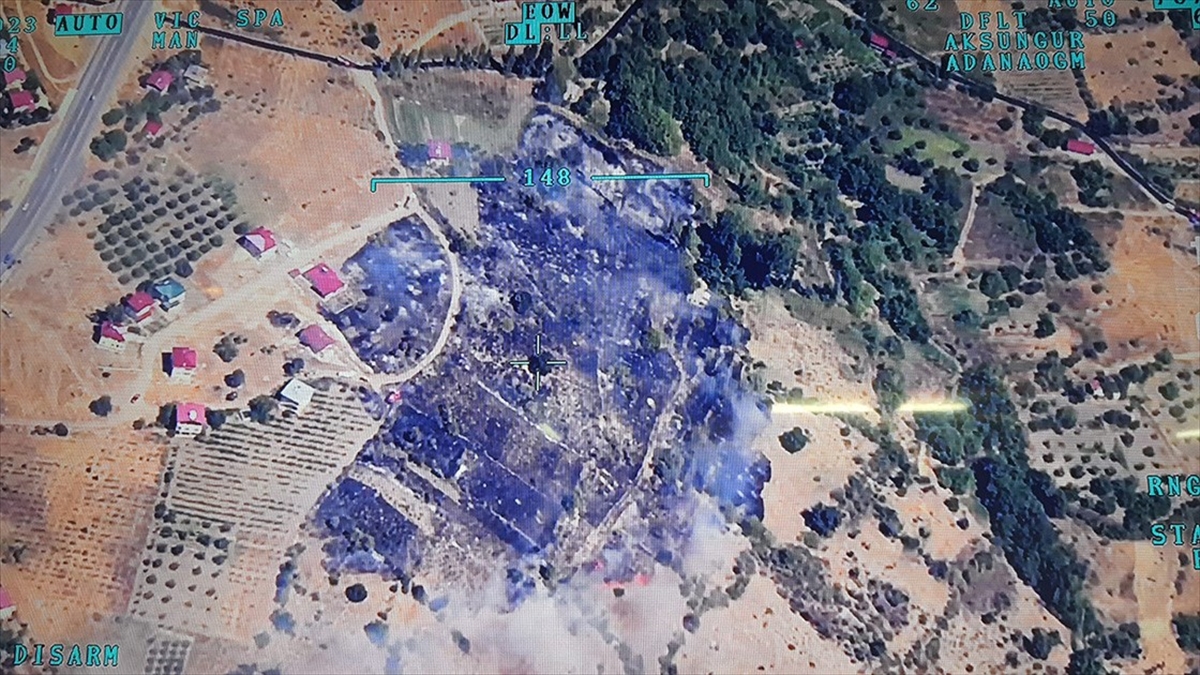 Adana'da Ormanlık Alanda Çıkan Yangın Söndürüldü