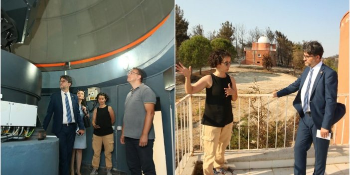 Çanakkale Yangınından Bir Gün Önce Temizlenen Otlar Teleskopları Kurtardı