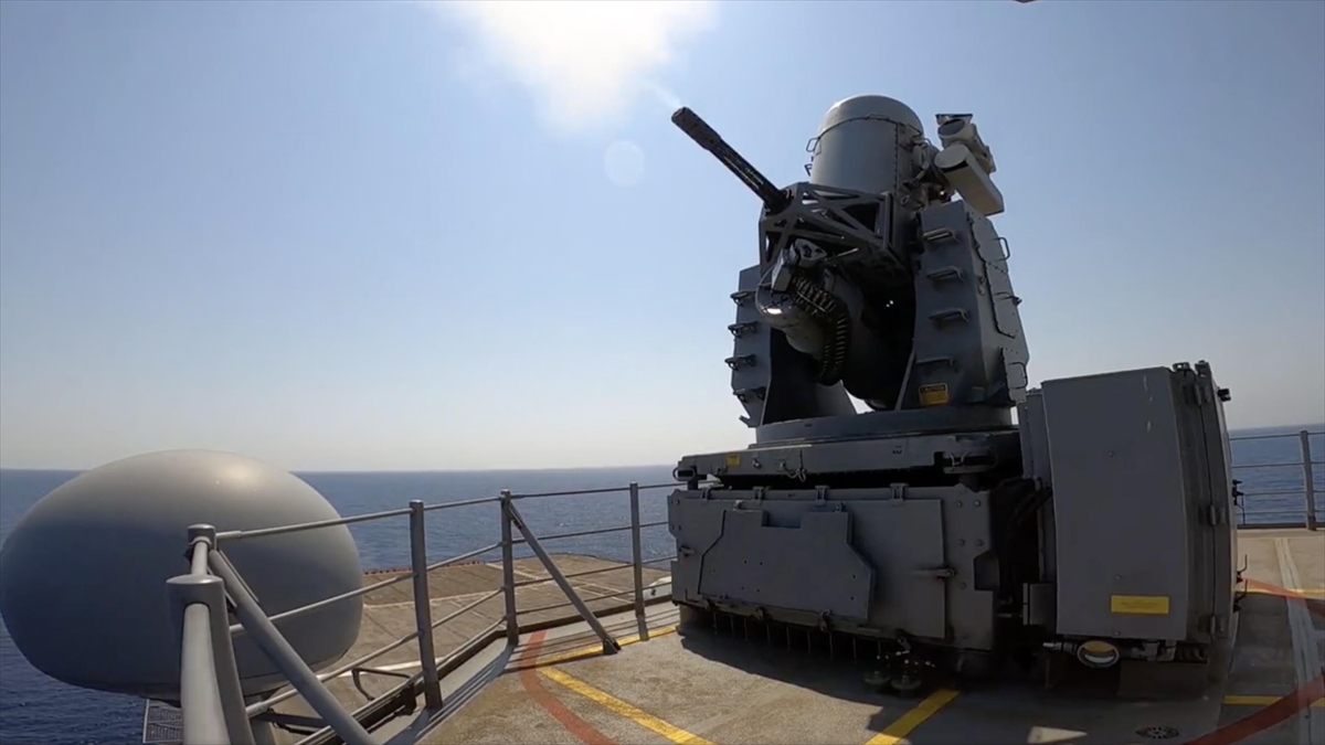 TCG Anadolu'nun "Phalanx Yakın Hava Savunma Sistemi" Atışları Başarıyla Tamamlandı
