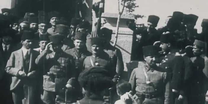 Atatürk'ün büyük zafer sonrası görüntüleri paylaşıldı!
