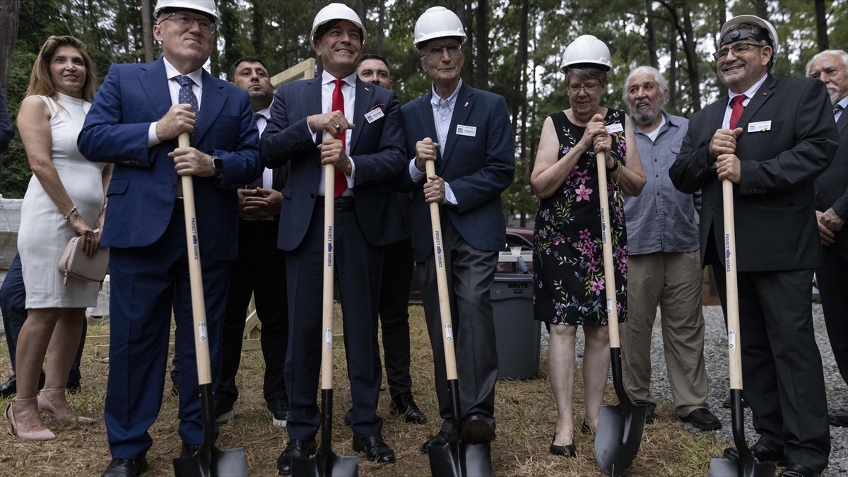 Abd’de Aziz Ve Gwen Sancar Vakfı'nın Yurt Binasının Temeli Atıldı