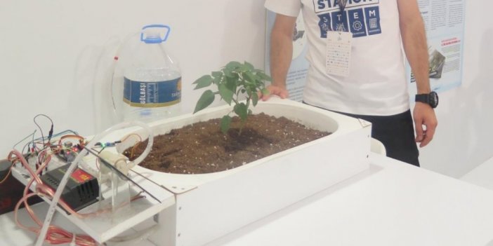 Lise Öğrencilerinin Geliştirdiği Sulama Projesiyle 4 Mevsim Tarım Yapılabilecek