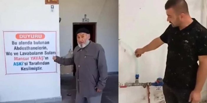 Türbe suyunun kesildiği iddialarının aslı ortaya çıktı