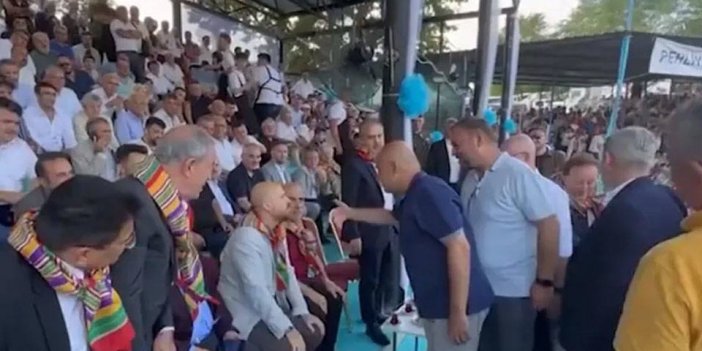 Bilal Erdoğan, İYİ Partili İsmin elini sıkmadı