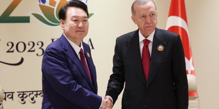 Erdoğan, Güney Kore Devlet Başkanı Yoon İle Görüştü