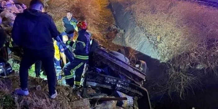 Korkunç kaza, 2'si bebek 4 kişi öldü