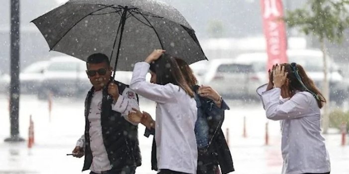 Meteoroloji'den Sağanak ve Rüzgar Uyarısı