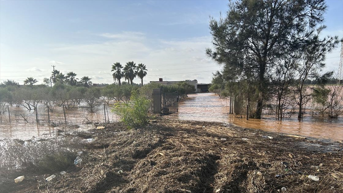 Libya'da Selin Vurduğu Kentlerde Felaketin Etkilerini Görüntülendi