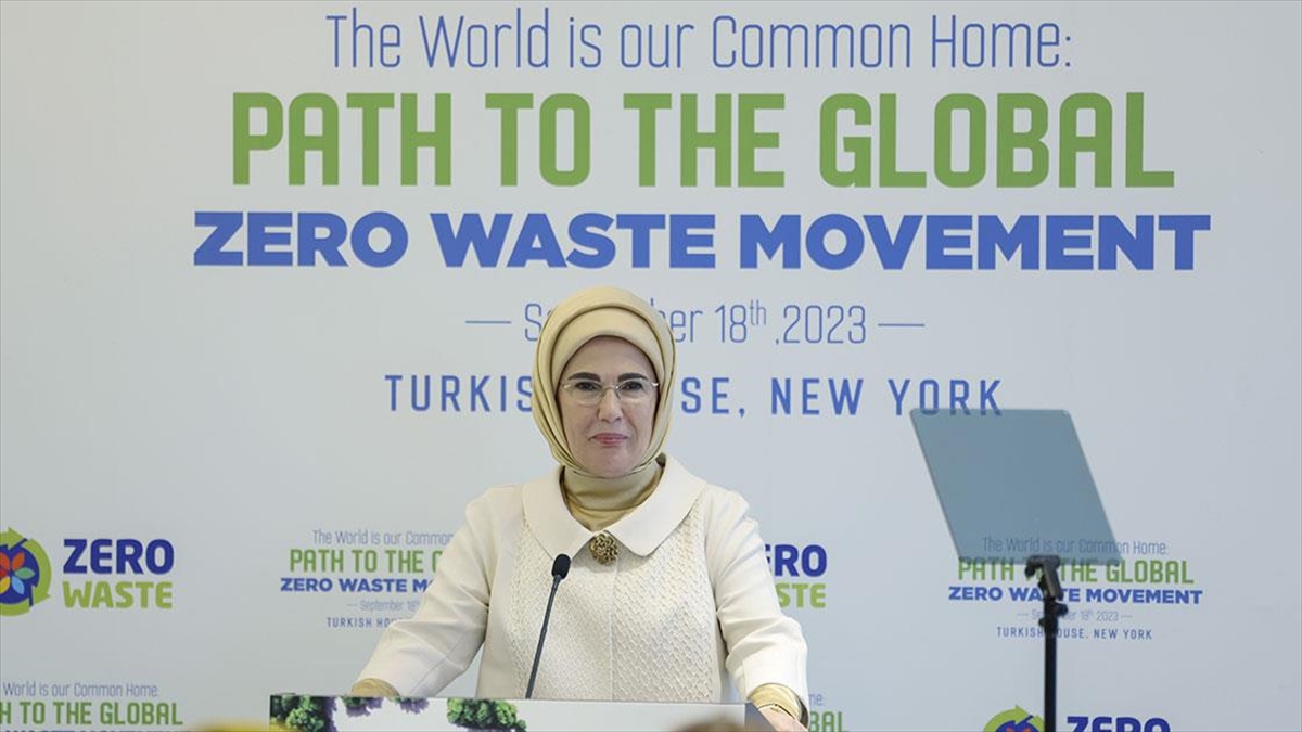 Emine Erdoğan Sıfır Atık Gündeminin Küreselleşmesine Hız Kazandırdı