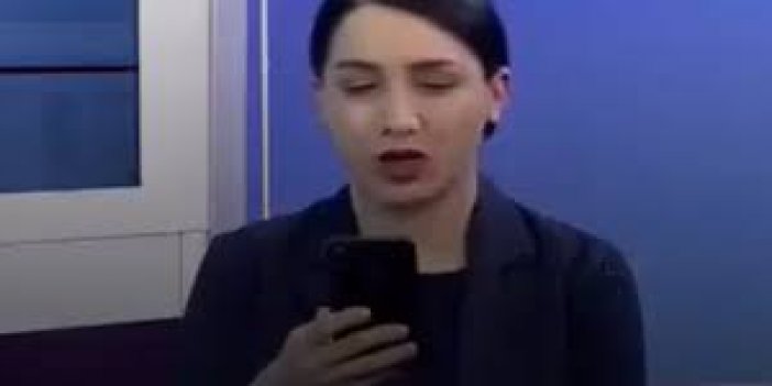 Ermeni spiker gözyaşlarını tutamadı