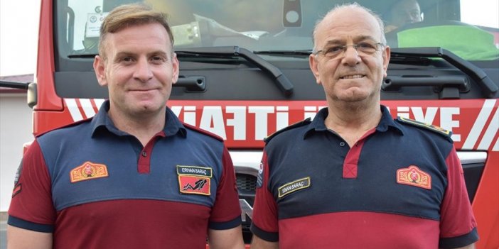 Trabzon'da İtfaiyeci Kardeşler 17 Yıldır Birlikte Çalışıyor