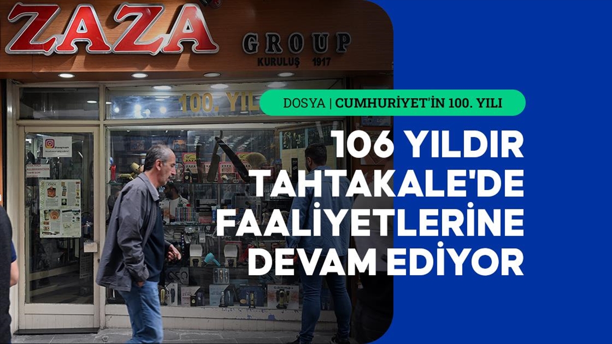 Ticaretin Kalbi Tahtakale'de "cumhuriyet İle Büyüyen" Çınar: Zaza Grup