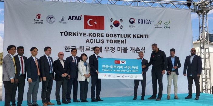 Hatay'da 500 Konteynerli "kore-türkiye Dostluk Kenti"nin Açılışı Yapıldı