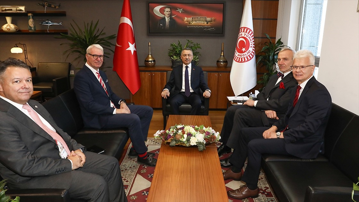 Fuat Oktay, Estonya, Letonya Ve Litvanya'nın Ankara Büyükelçilerini Kabul Etti