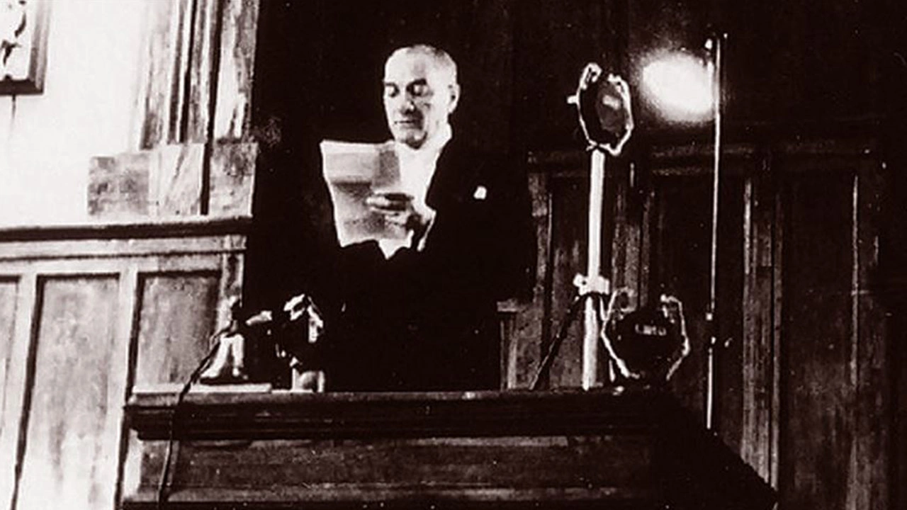 Cumhuriyet'in ilan belgesi: Cumhurbaşkanı Atatürk'ün ilk konuşması