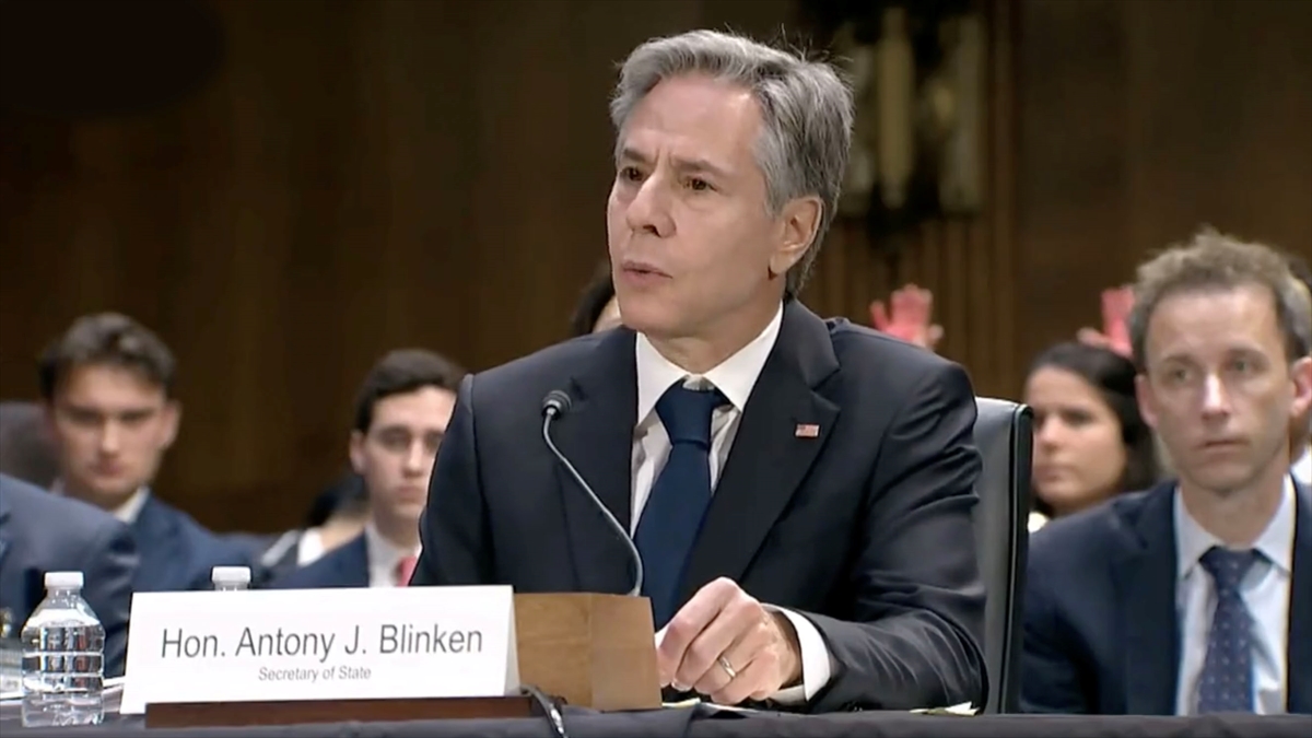 Abd Dışişleri Bakanı Blinken, Senatoda Gazze Saldırıları Nedeniyle Protesto Edildi