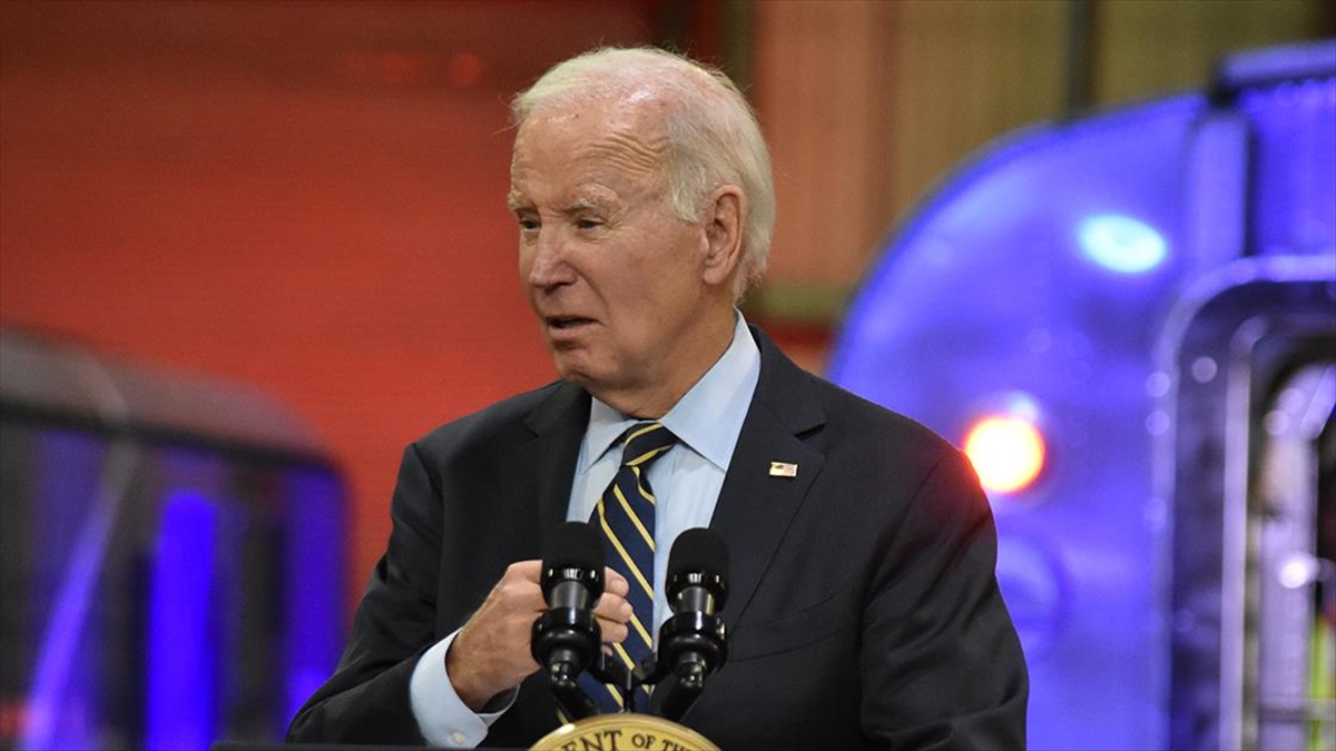Filistin'i destekleyen protestocu, canlı yayında Joe Biden'ı yuhaladı! Ateşkes istedi