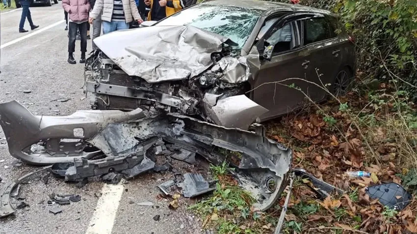 Bartın'nda feci kaza