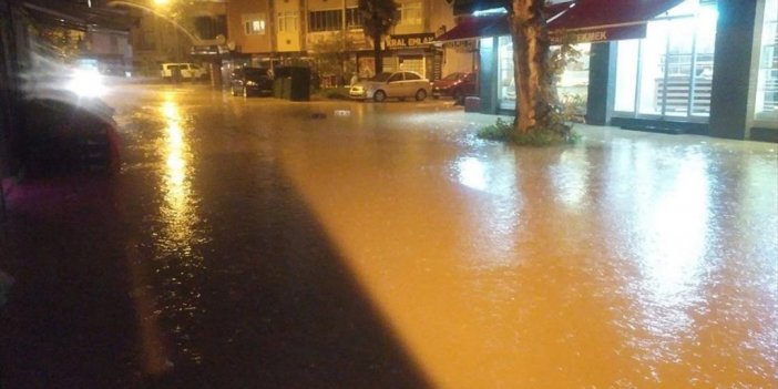 Düzce'de Sağanak Etkili Oluyor