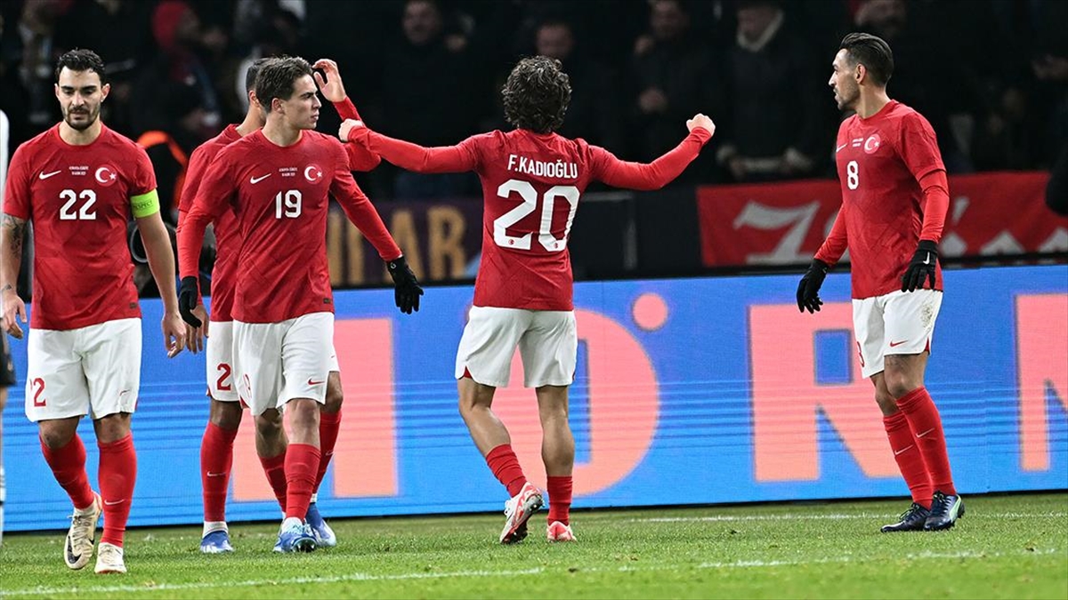 Türkiye Deplasmanda Almanya'yı 3-2 Mağlup Etti