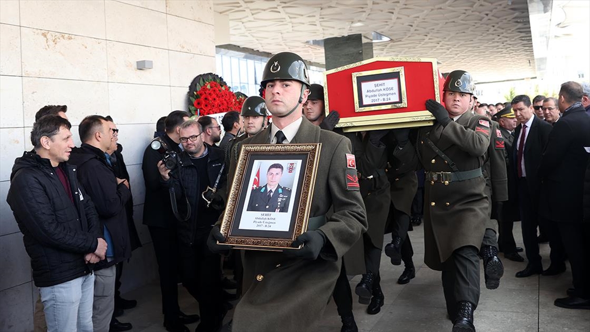 Şehit Piyade Üsteğmen Köse Son Yolculuğuna Uğurlandı