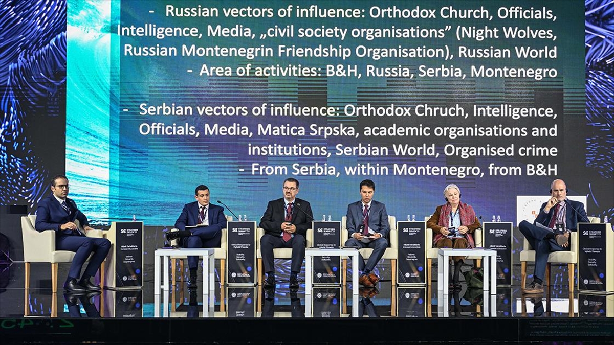 Uluslararası Stratejik İletişim Zirvesi'nde "belirsizlik Çağında Hibrit Tehditler" Paneli Düzenlendi